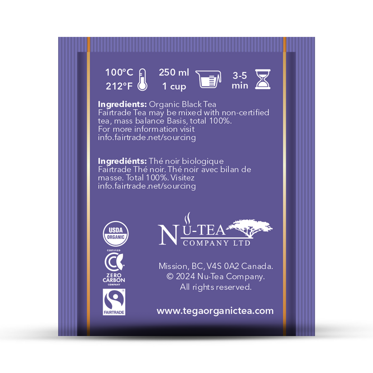 Breakfast Tea Organic Fairtrade | 100ct