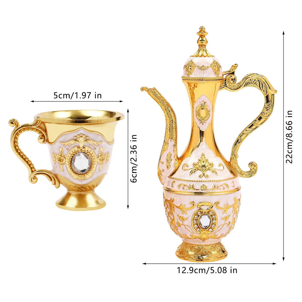 Vintage Turkish Tea Set