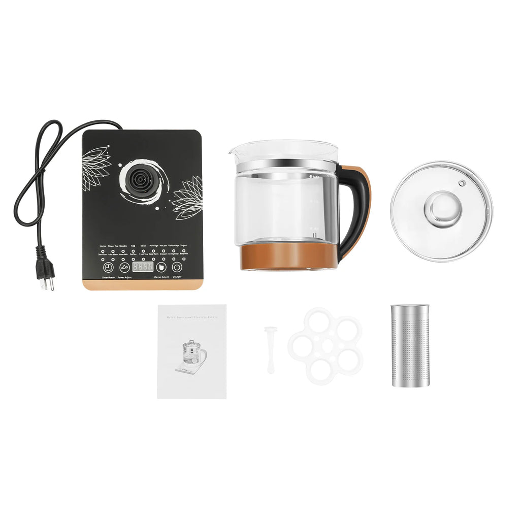 1.8L Electric Glass Tea Kettle