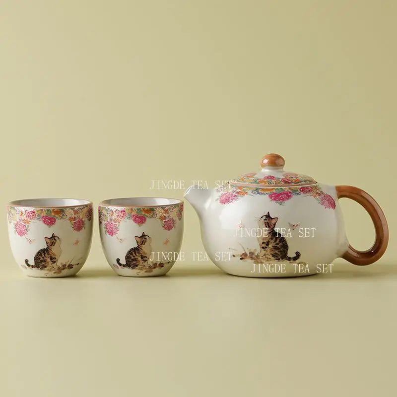 Ruyao Cat Tea Set