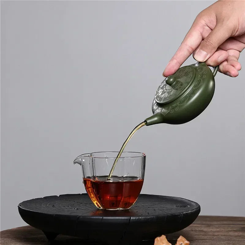 170ML Hand-Carved Yixing Teapot