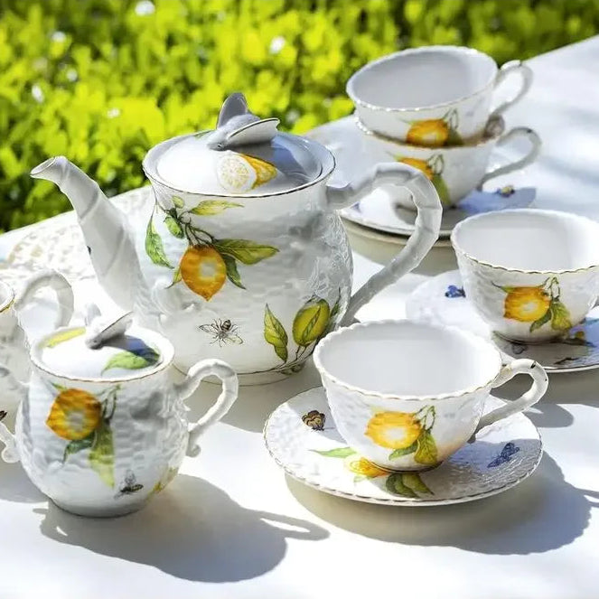 11-Piece Porcelain Tea Set