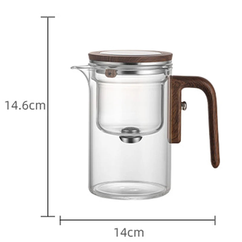 One-Click Glass Teapot