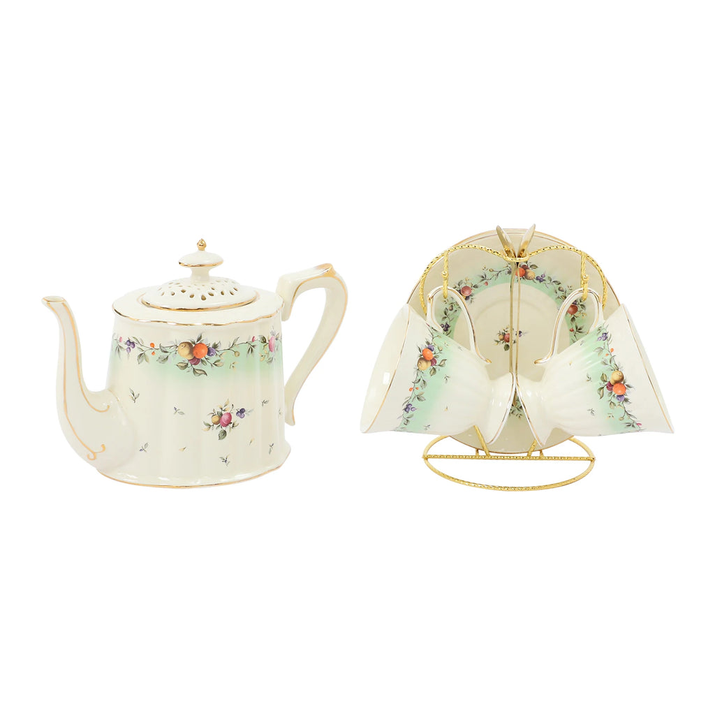 8-Piece Porcelain Tea Set