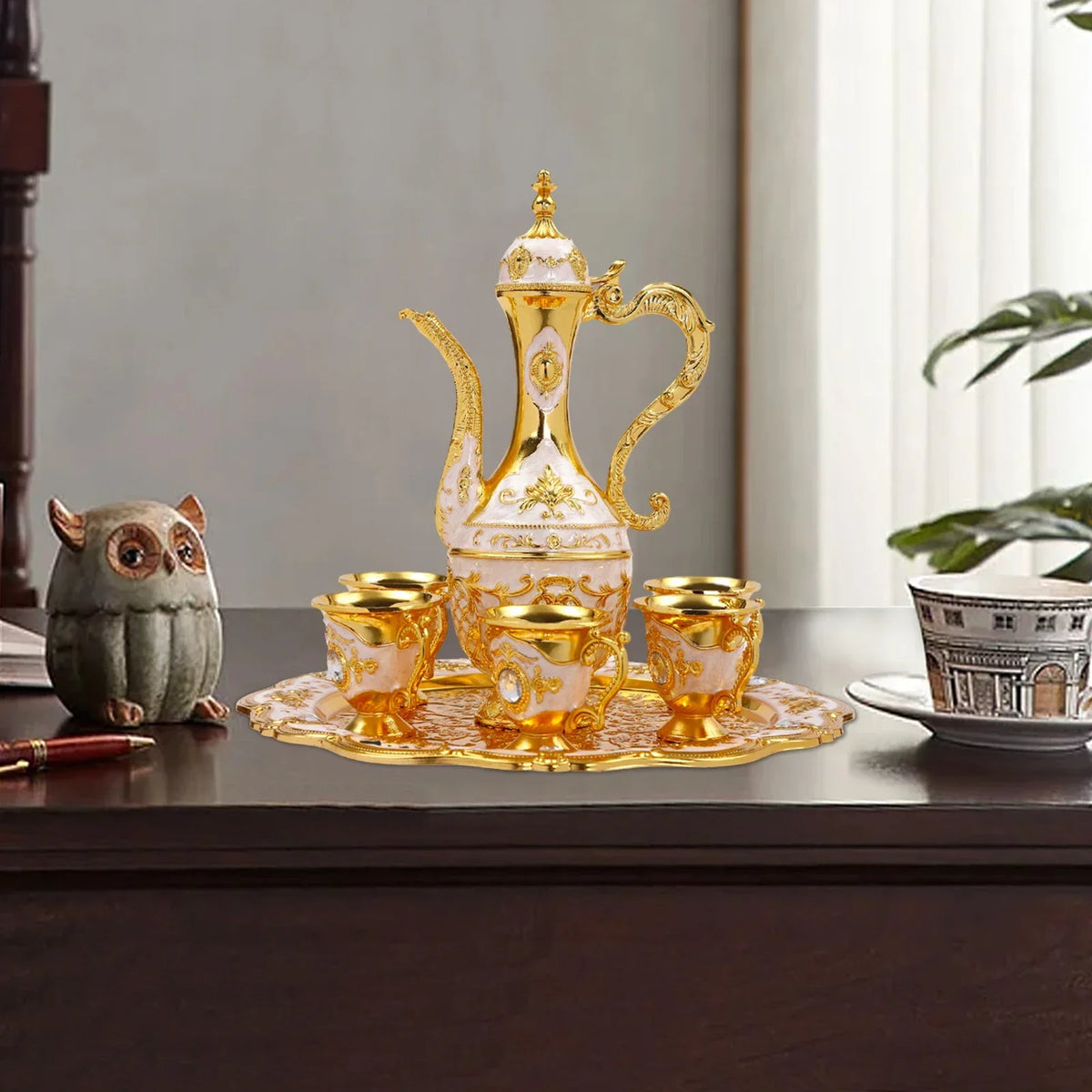 Vintage Turkish Tea Set
