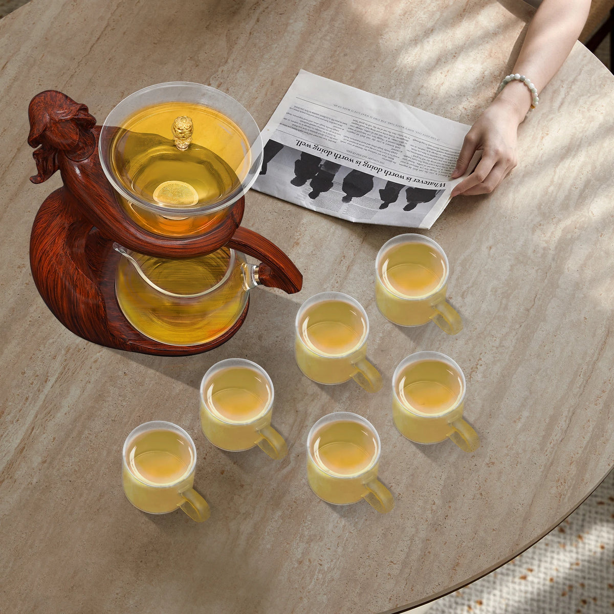 Semi-Automatic Tea Set