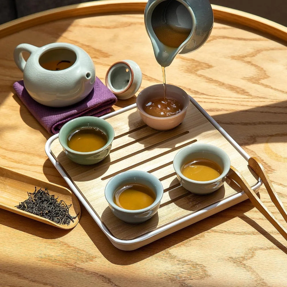 12-Piece Mini Travel Tea Set