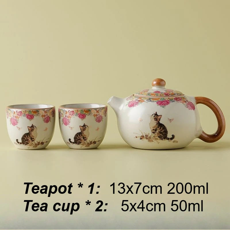 Ruyao Cat Tea Set