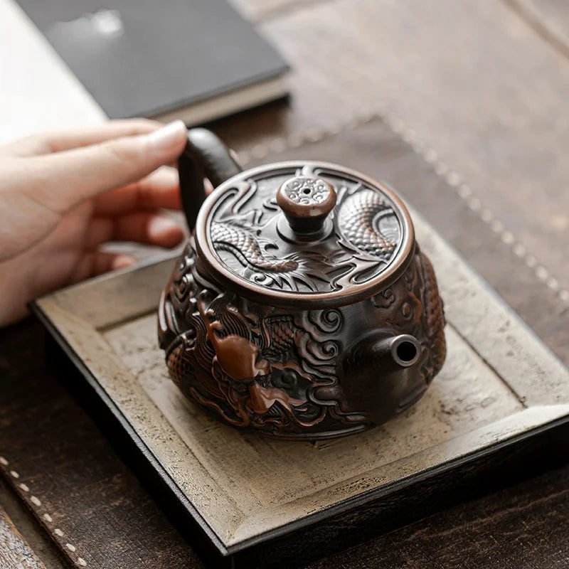 Handmade Yixing Dragon Teapot