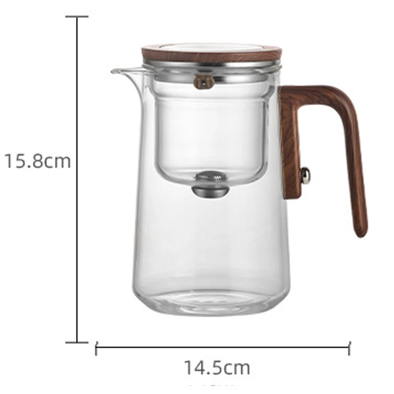 One-Click Glass Teapot