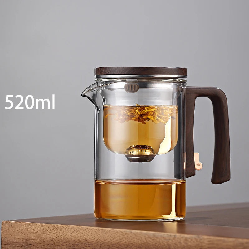 One-Click Glass Teapot