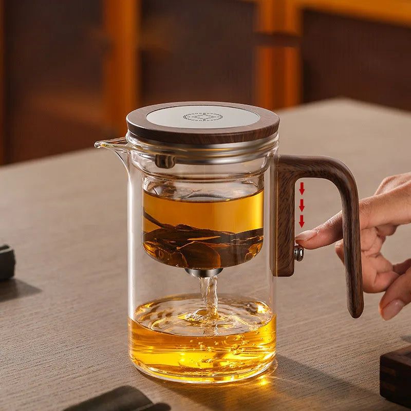 One-Click Glass Teapot