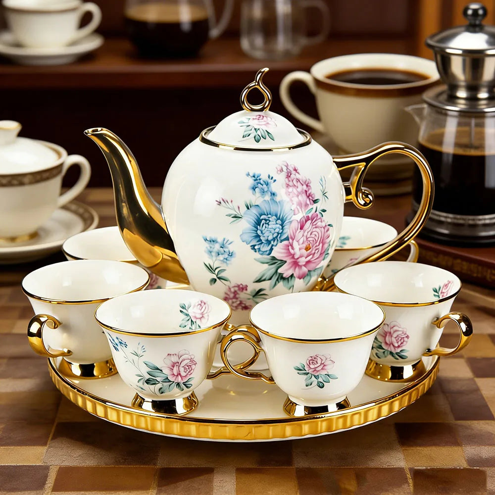 Vintage Porcelain Tea Set