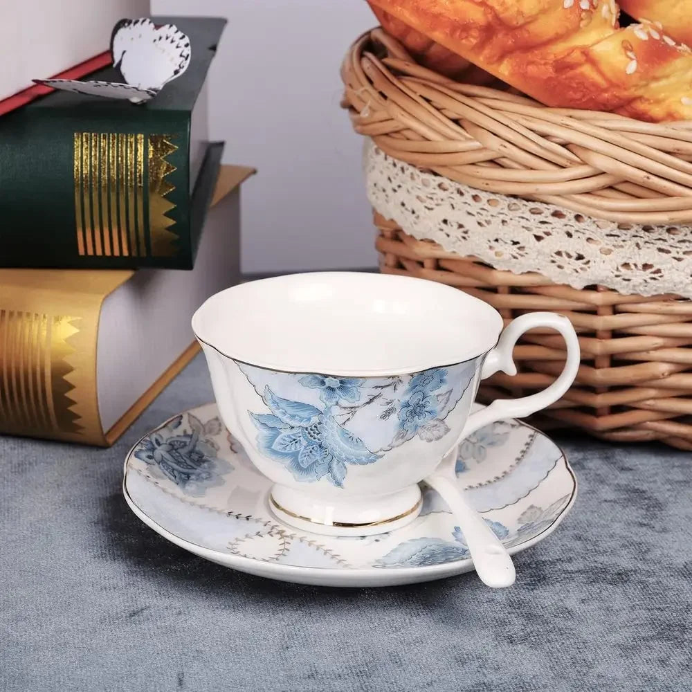 Blue Porcelain Tea Set