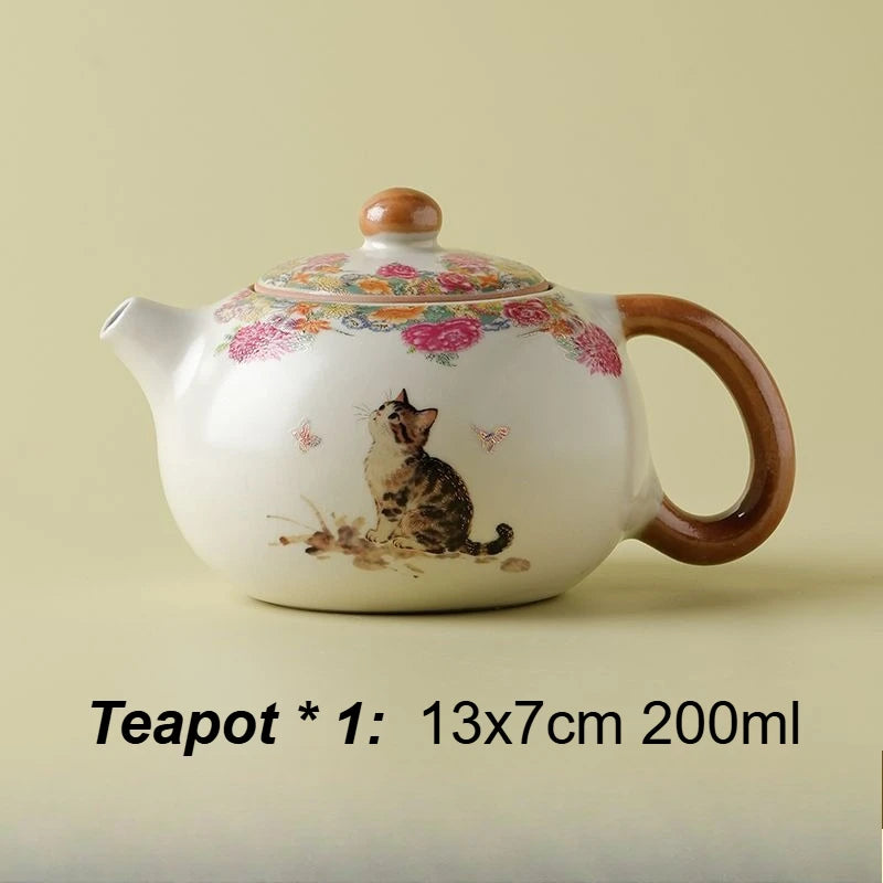 Ruyao Cat Tea Set