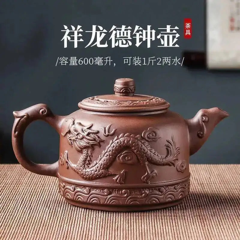 600ML Yixing Dragon Teapot