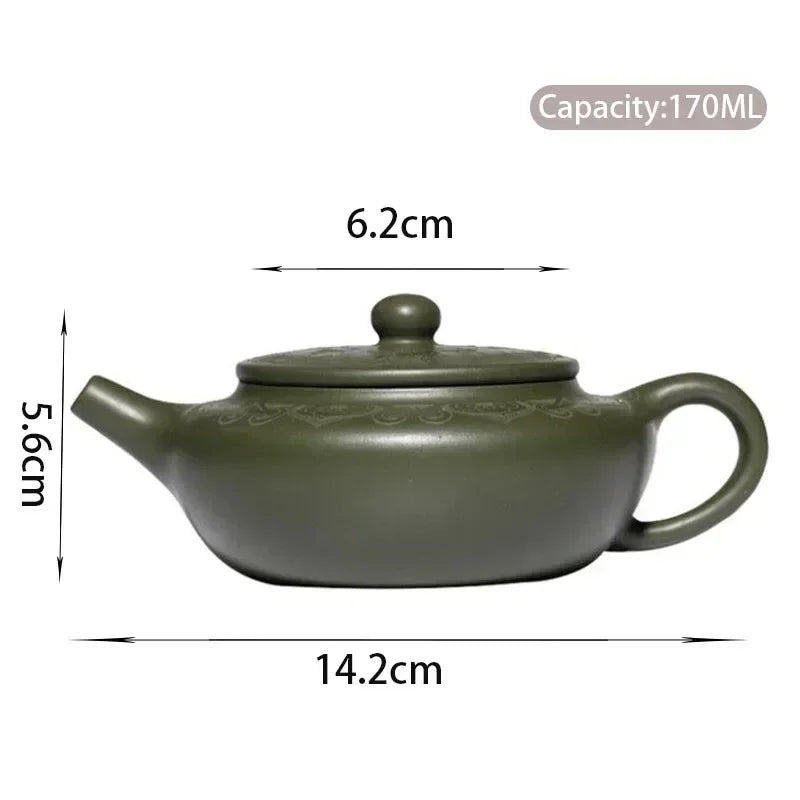 170ML Hand-Carved Yixing Teapot