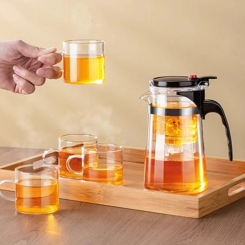 500ML Glass Teapot with Lid