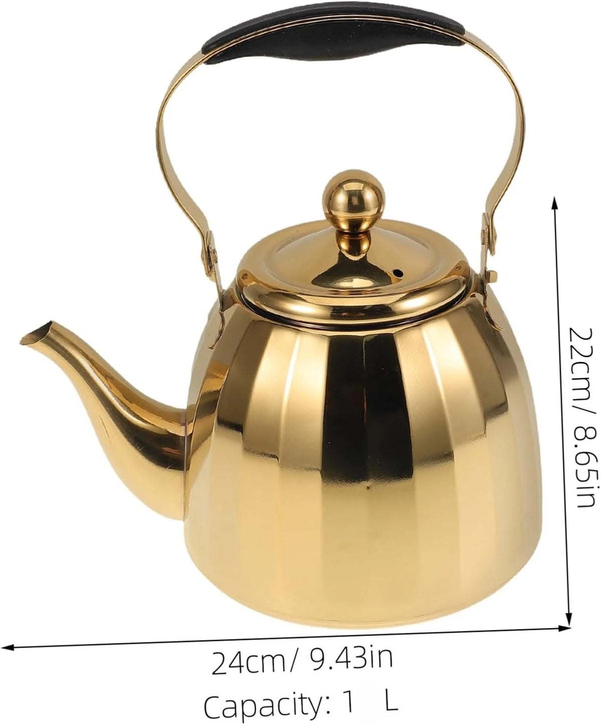 1L Stainless Steel Teapot