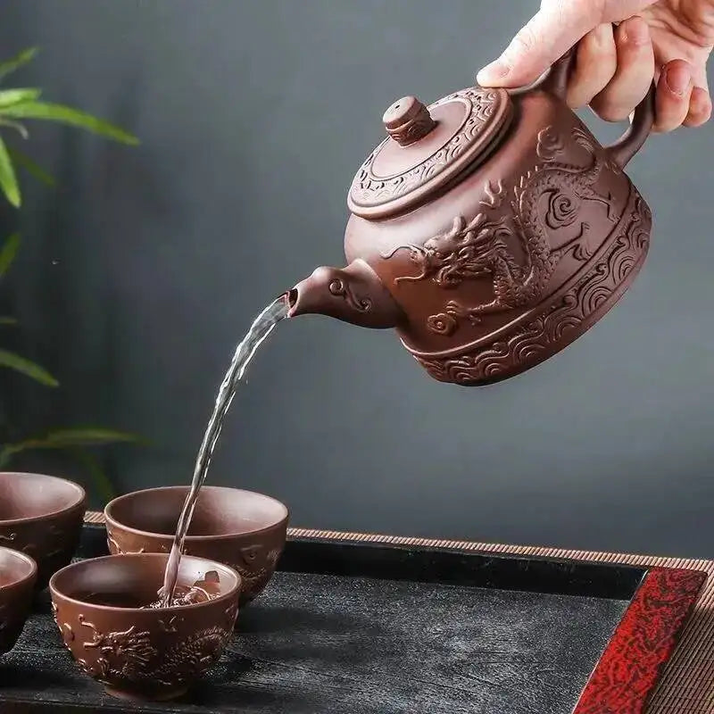 600ML Yixing Dragon Teapot