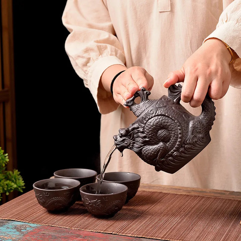 Purple Clay Kung Fu Tea Set