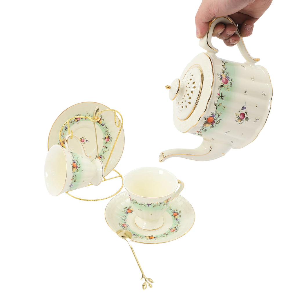 8-Piece Porcelain Tea Set