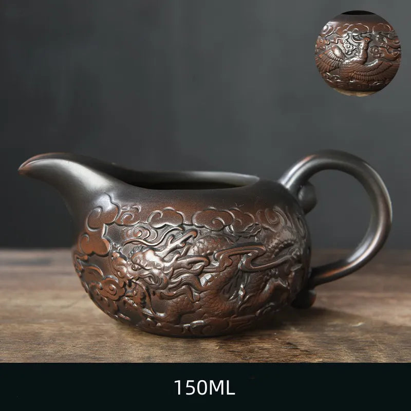Handmade Purple Clay Teapot